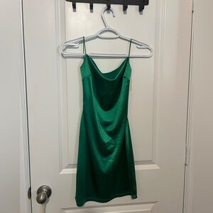 Mini Emerald Green Dress